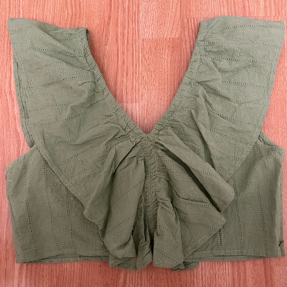 Ruffle Crop Top